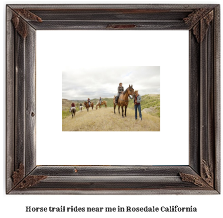 horse trail rides near me in Rosedale, California